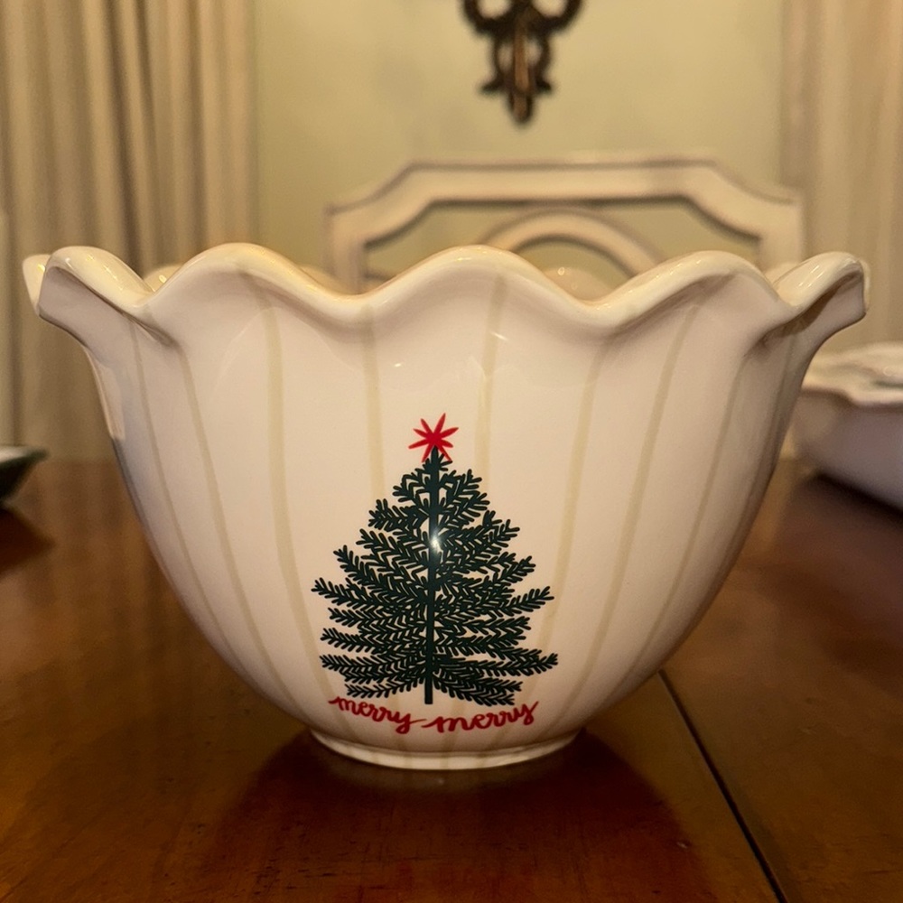 NWOT COTON COLORS TREE BOWL